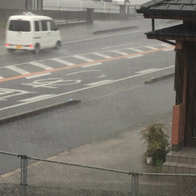 半端ない降り方の画像