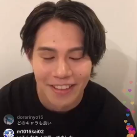 自粛期間最後のインスタライブの画像