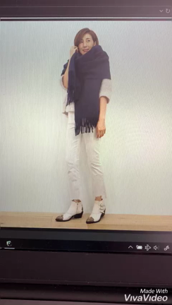 アウターは大判ストールにする！！の記事動画