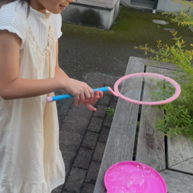 おっきなシャボン玉の画像