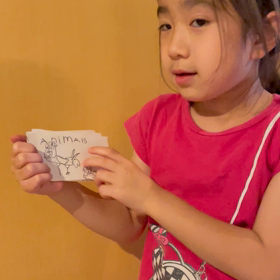 英語で即席絵本の画像
