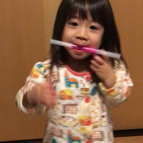 禰豆子ごっこの画像