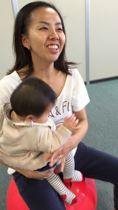 椙山女学園大学オープンカレッジ産後女性の為のバランスボール９月開講のご案内の記事動画