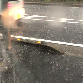すごい雨でしたね…の画像
