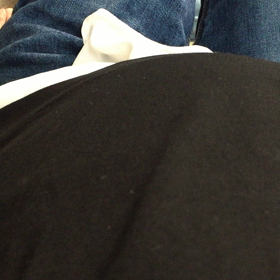 27w6d。胎動動画②。最近胎動が激しい&長いの画像