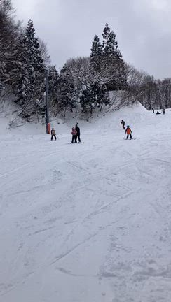 雪山旅②新年初滑り。の記事動画