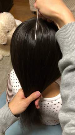ハートヘアアレンジをやる時のハートの分け方♡の記事動画