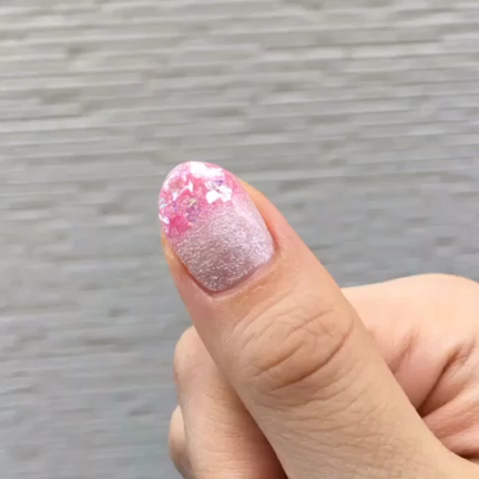 ♡  【ALL100均】＊キラキラかき氷ネイルの作り方  ♡の記事動画