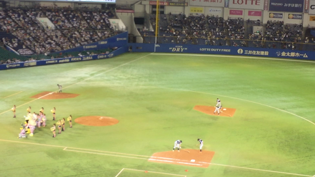 野球観戦の記事動画