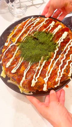 小麦粉なし！いっぱつお好み焼きの記事動画