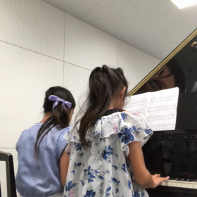 小学四年生の連弾の画像