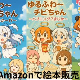 Amazonで絵本発売中の画像