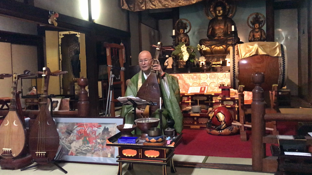 阿弥陀寺  琵琶の音の記事動画