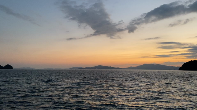 瀬戸内の夕暮れの記事動画
