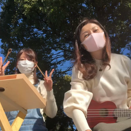 臨港パークにてハンマーダルシマー&ウクレレコラボの記事動画