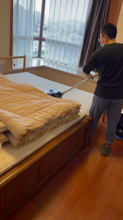 布団のダニ取りお願いしましたの記事動画