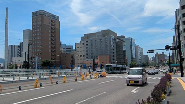 広電、駅前大橋線開通㊗️の記事動画