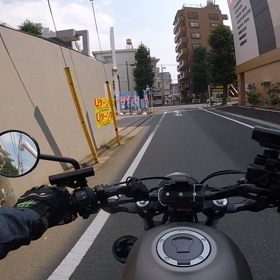 レブル 初給油の画像