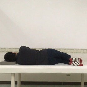 胸郭の柔軟性up方法の画像