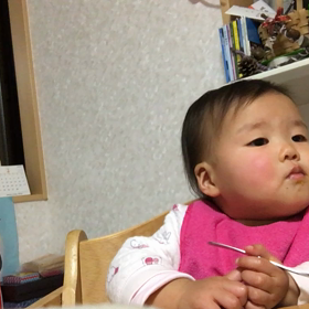 夕ご飯中に・・・の画像