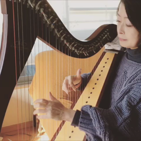 ハープ弾きのアイルランドの画像