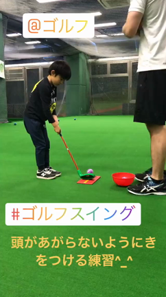 6歳息子のゴルフスイング動画☆の記事動画