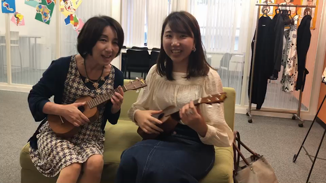 ウクレレにウキウキ！の記事動画