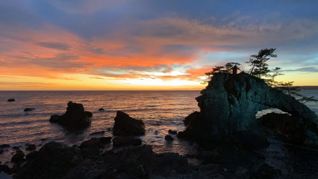 ●ある日の、能登半島での夕暮れ…の記事動画