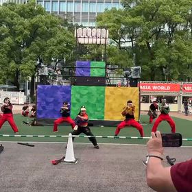 アジア競技大会の開会式演武についての画像