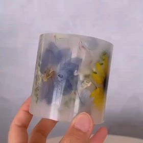 ひまわりのキャンドルの画像