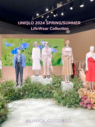 UNIQLO 2024SPRING/SUMMER展示会行ってきましたの記事動画