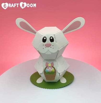 【募集】4月イースター「春のホッピング バニー♡」ペーパークラフトレッスンご案内の記事動画