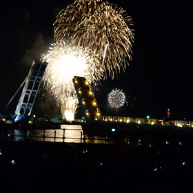 関門海峡花火大会の画像