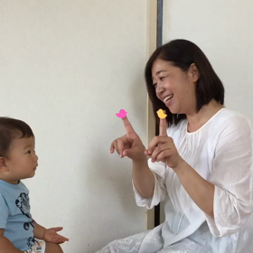 親子あそびうた・2わのことり〜いちご先生の画像