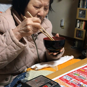 お母さんと（＾ω＾）の画像