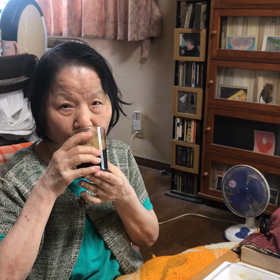 お母さんに（＾ω＾）の画像