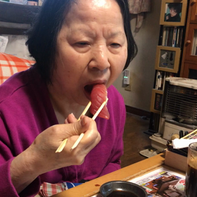 お母さんと（＾ω＾）の画像