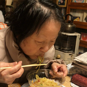 お母さんと（＾ω＾）の画像