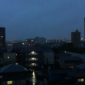 台風24号の画像