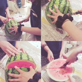 スイカさん、美味しく頂きます‼の画像