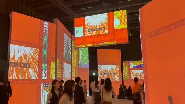 クリムトアライブ展の記事動画