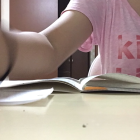 深夜勉強の画像