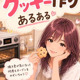 クッキー作りあるあるの画像