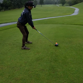 雨でもスコア悪くても楽しいゴルフ⛳の画像