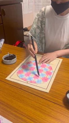 JA書道コンクール課題制作イベント　講師予行練習の記事動画