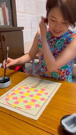 JA書道コンクール課題制作イベント　講師予行練習の記事動画