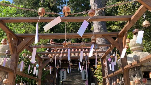 備前焼の風鈴　天津神社（岡山県備前市）の記事動画