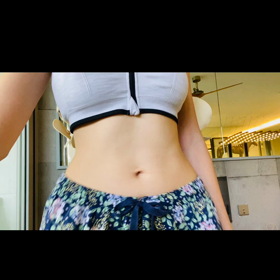 お腹ドアップ動画・お腹出しダイエットの結果発表！の画像