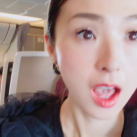 ミセスグローブ レポート・機内の窓から！わぁ！の画像