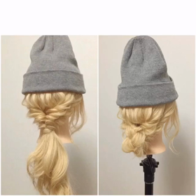 ニット帽アレンジ♪のサムネイル画像